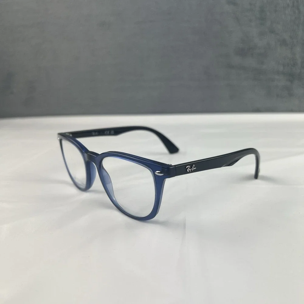 Ray-Ban RB1601 3865 Blue / Black Full Rimmed Eyeglasses Frame 48-18-130 Youth